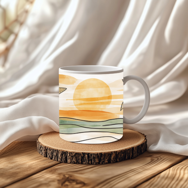 Sunset Waves" Mug