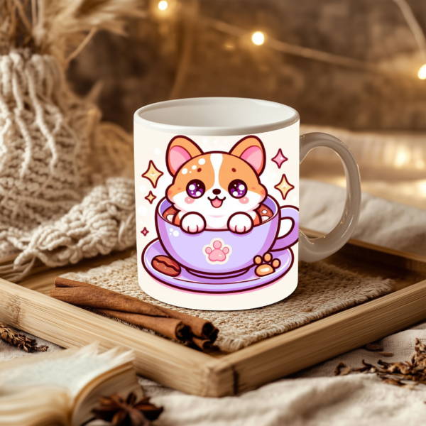 Corgi in a Cup Mug - Image 2