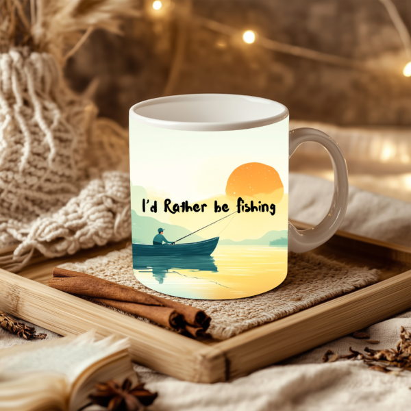 Gone Fishing" Mug - Image 2