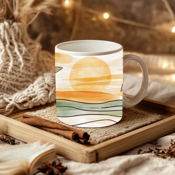 Sunset Waves" Mug - Image 3